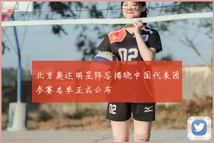 北京奥运明星阵容揭晓中国代表团参赛名单正式公布