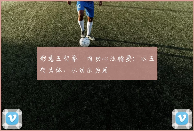 形意五行拳・内功心法精要：以五行为体，以劲法为用