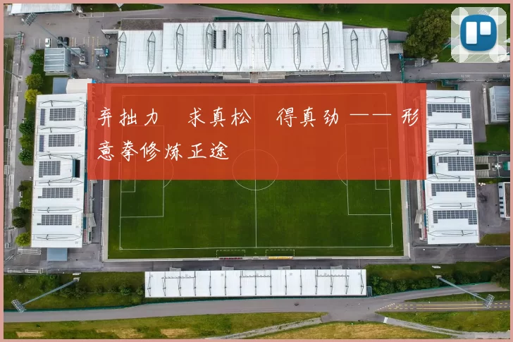 弃拙力・求真松・得真劲 —— 形意拳修炼正途