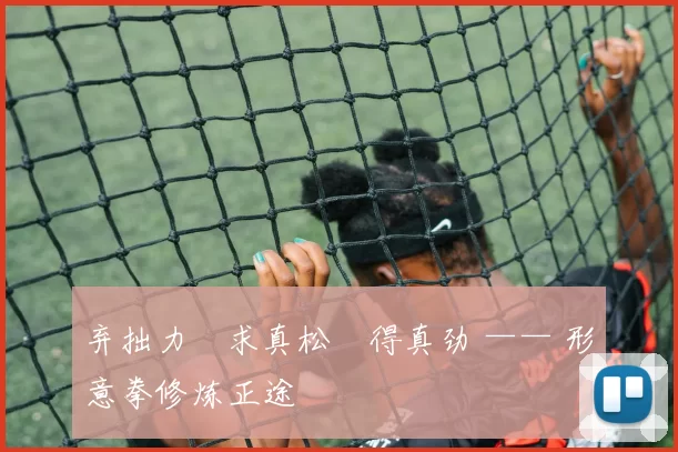 弃拙力・求真松・得真劲 —— 形意拳修炼正途