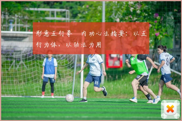 形意五行拳・内功心法精要：以五行为体，以劲法为用