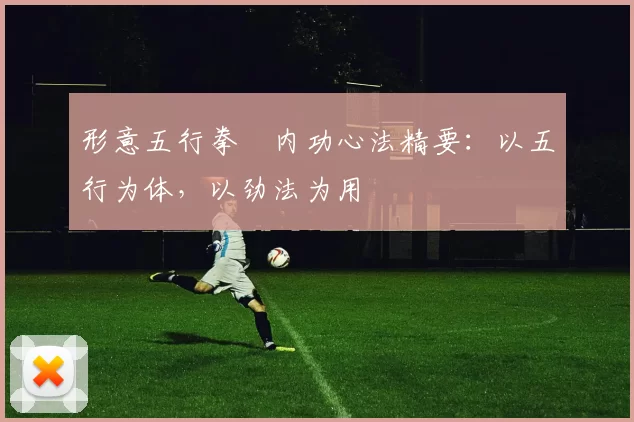 形意五行拳・内功心法精要：以五行为体，以劲法为用