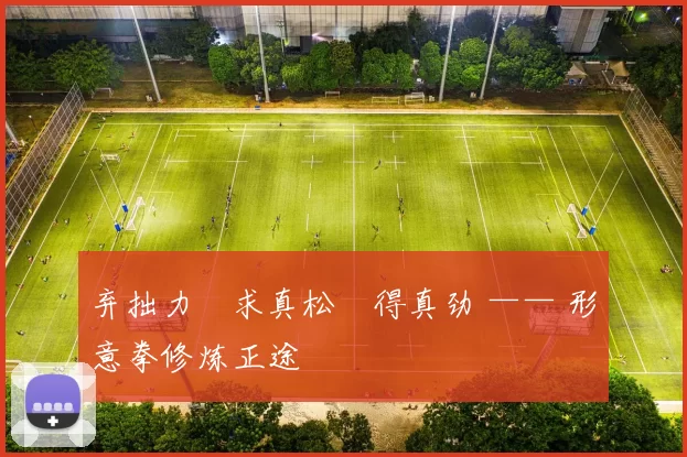 弃拙力・求真松・得真劲 —— 形意拳修炼正途