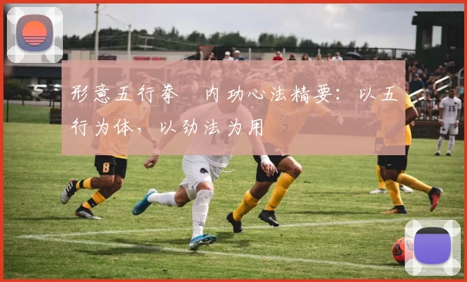 形意五行拳・内功心法精要：以五行为体，以劲法为用