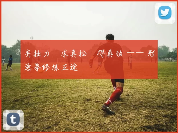 弃拙力・求真松・得真劲 —— 形意拳修炼正途